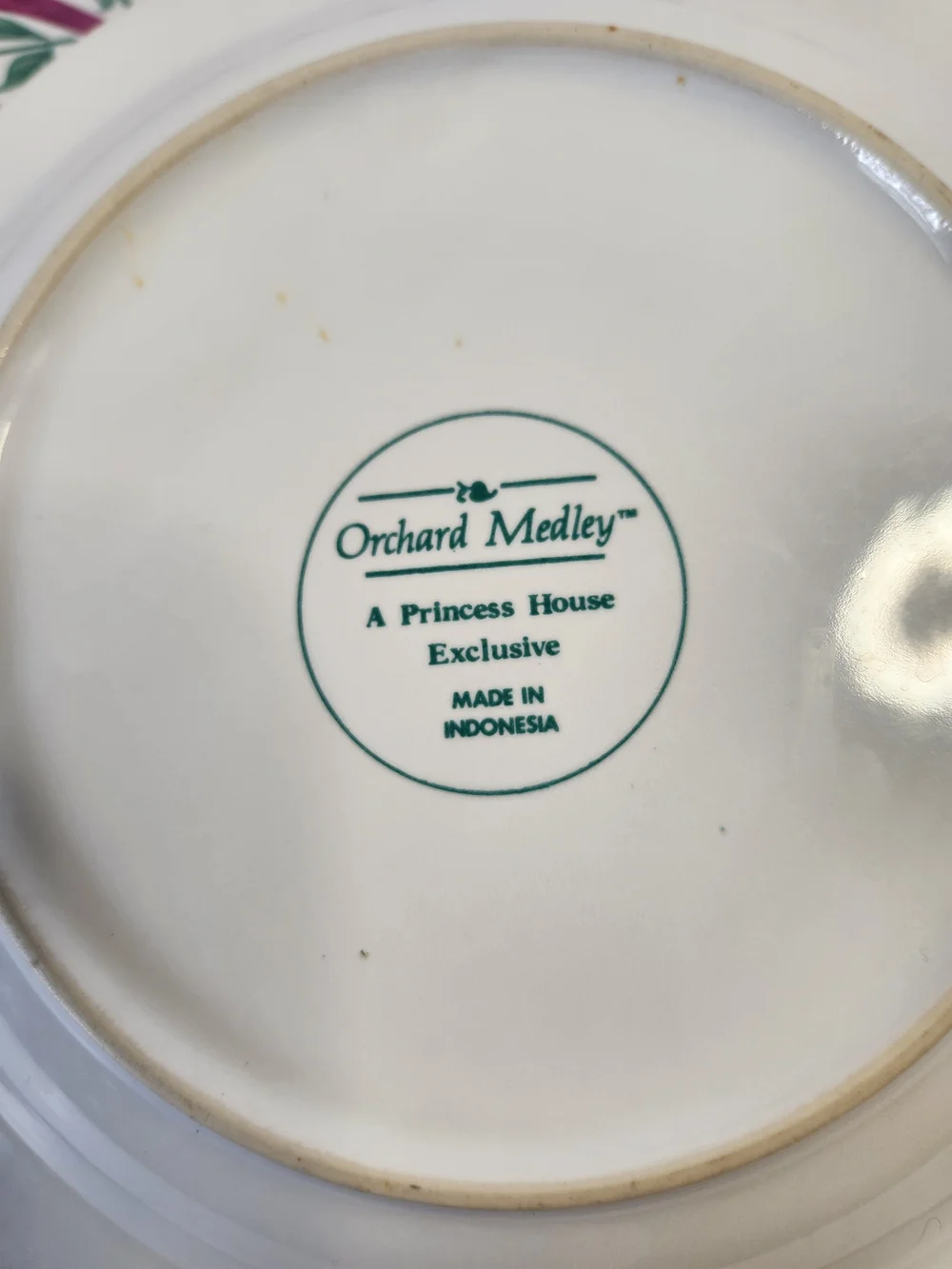 Princess House Orchard Medley Porcelain 8